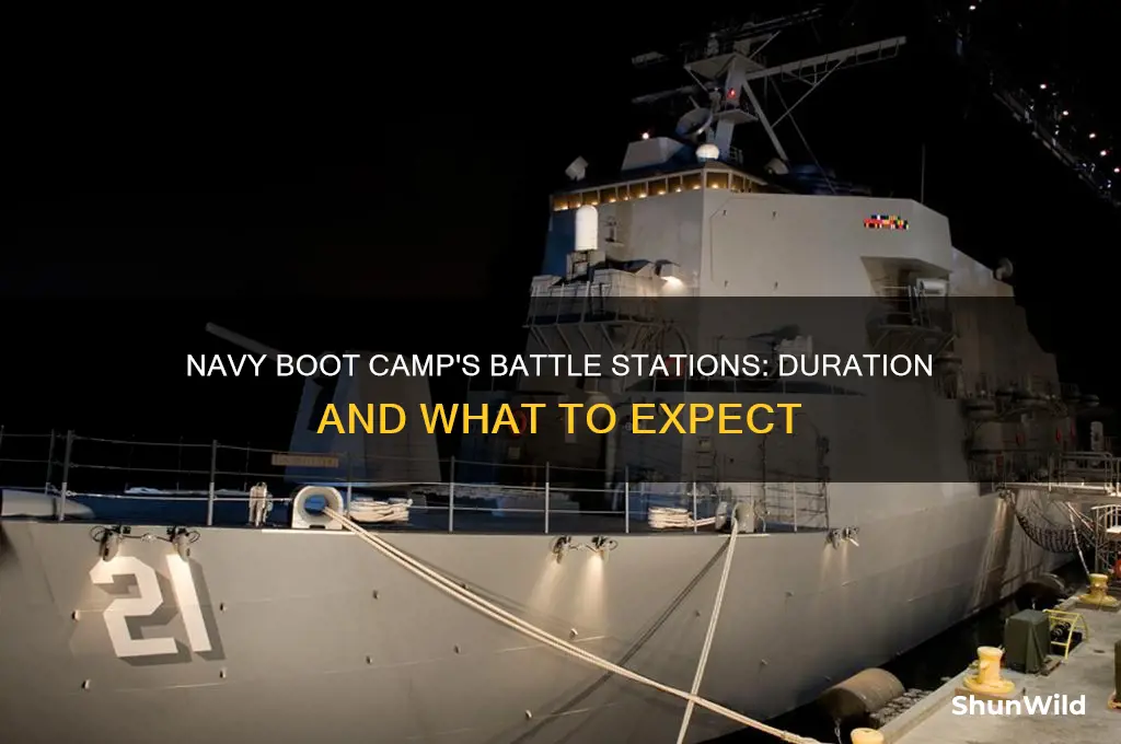 how long is battle stations in navy boot camp