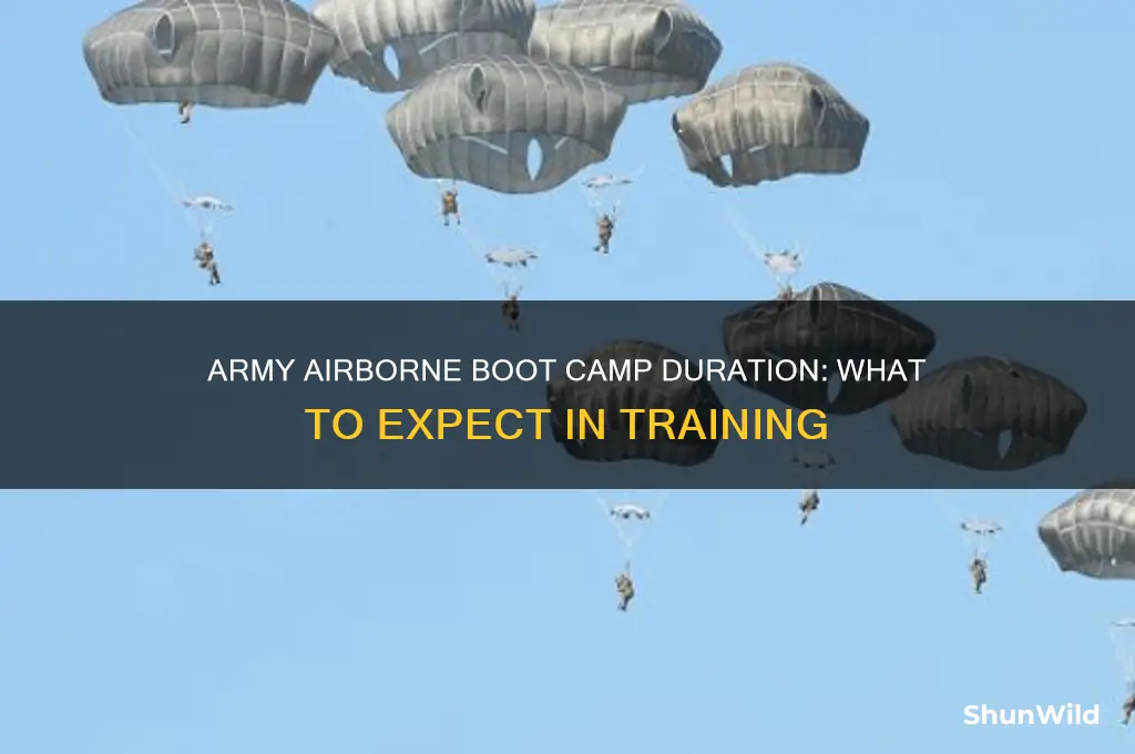 how long is boot camp for the army airborne