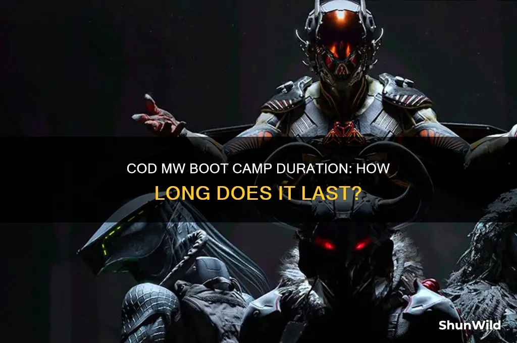 how long is boot camp in cod mw