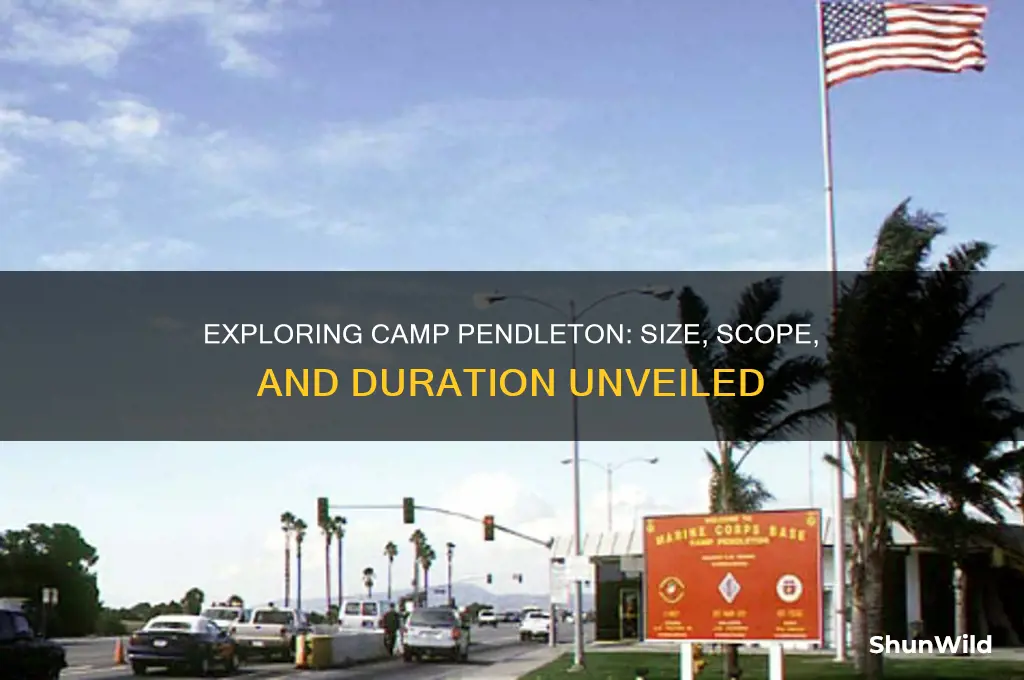 how long is camp pendleton