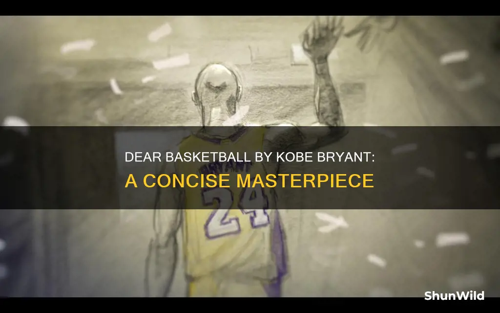 how long is dear basketball by kobe bryant