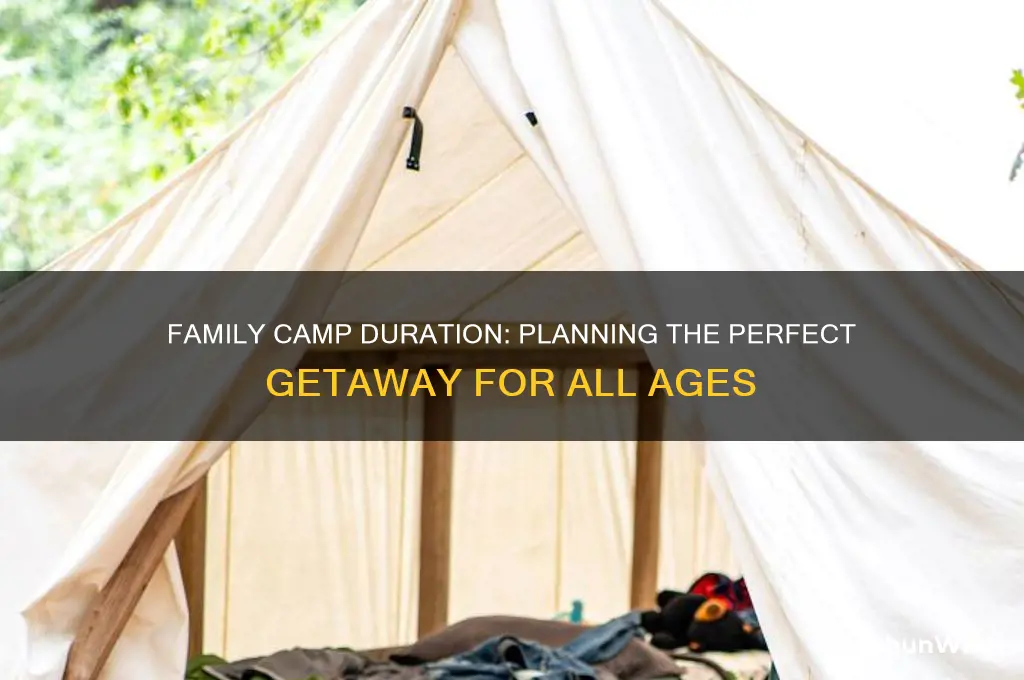how long is family camp