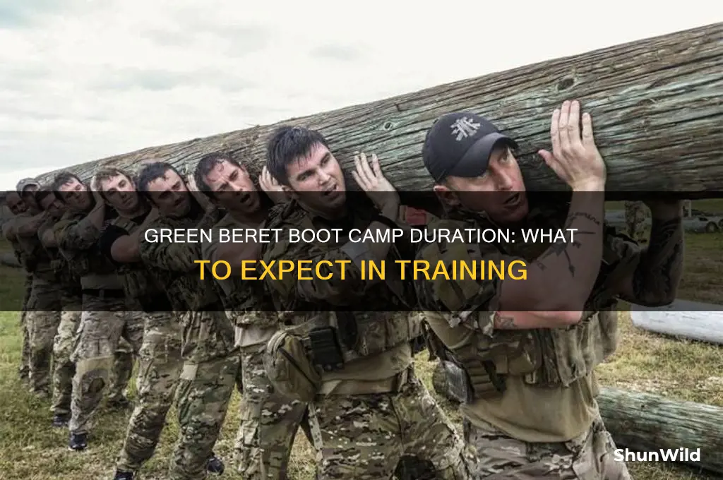how long is green beret boot camp