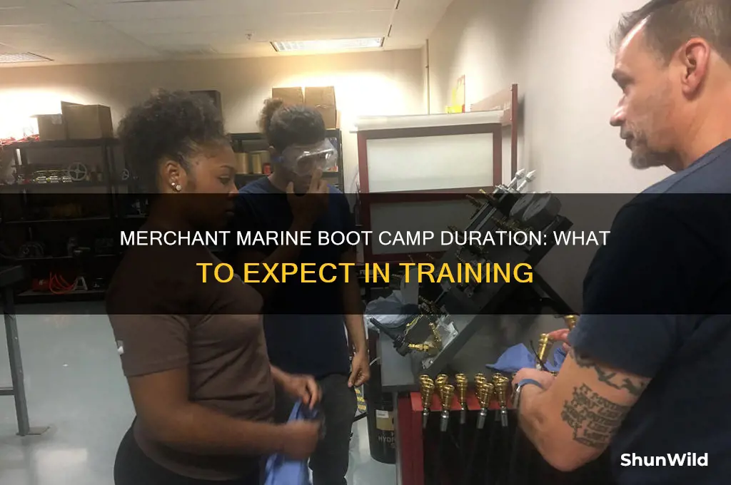 how long is merchant marine boot camp