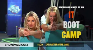Minute to Win It Boot Camp Duration: What to Expect