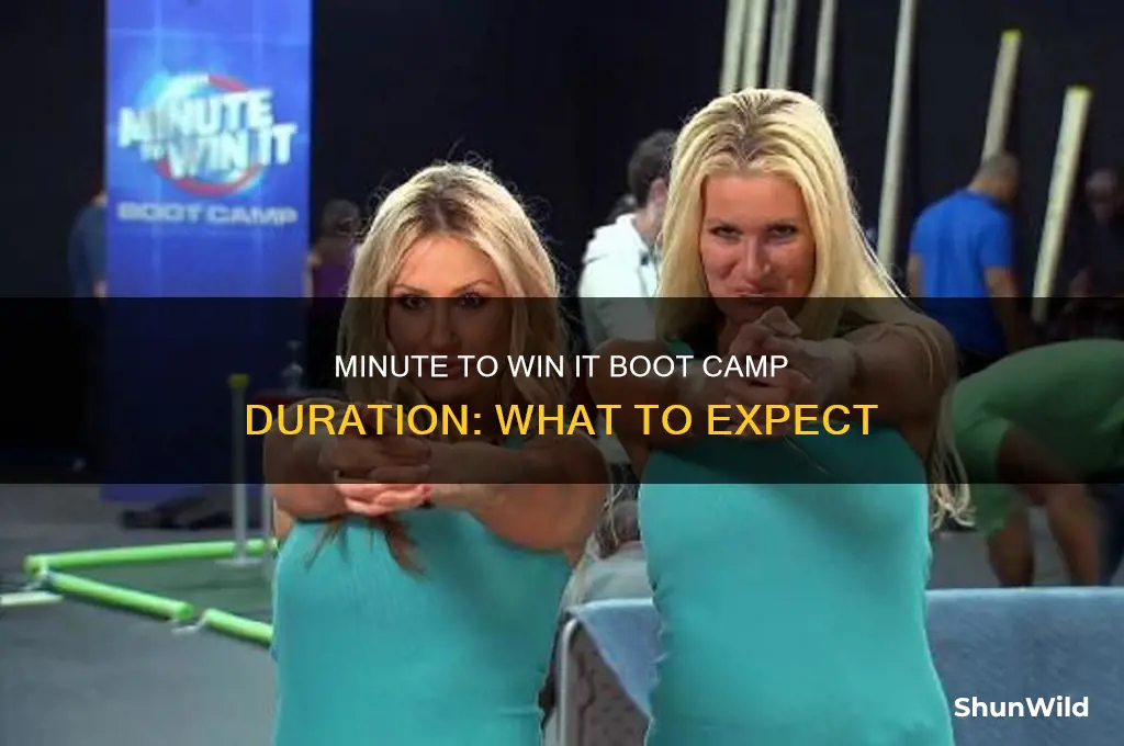 how long is minute to win it boot camp