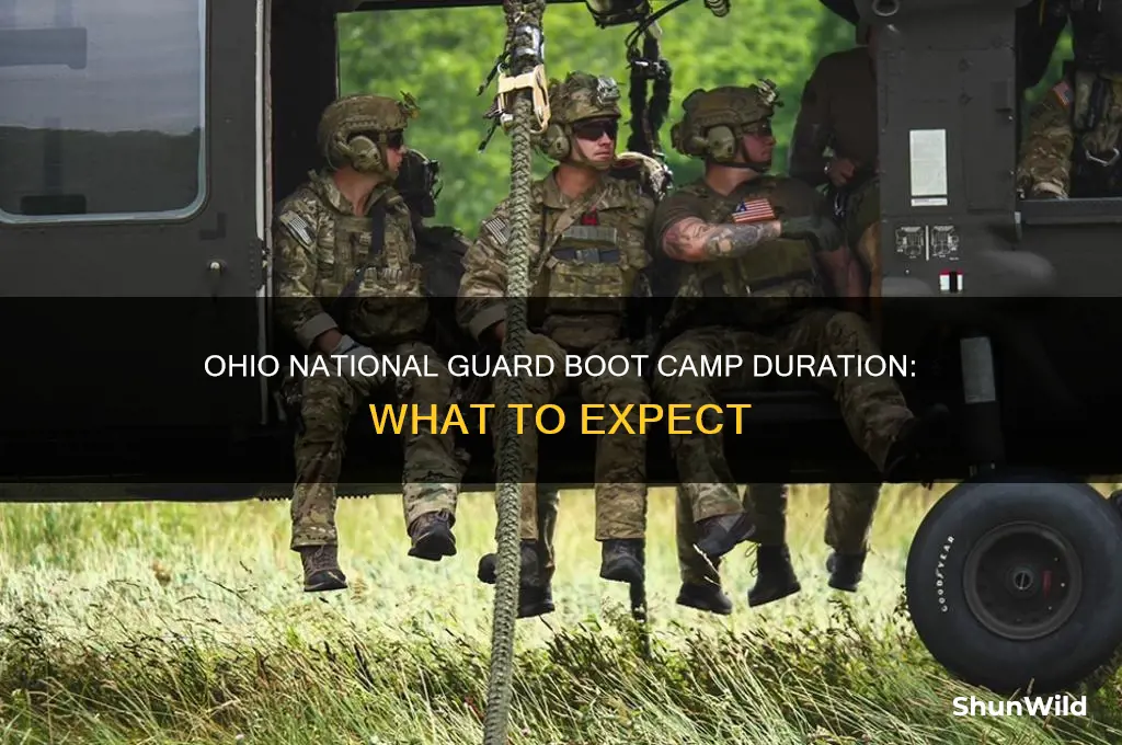 how long is ohio national guard boot camp
