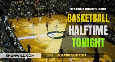 Oregon vs. Baylor Halftime: Timing and Duration Unveiled