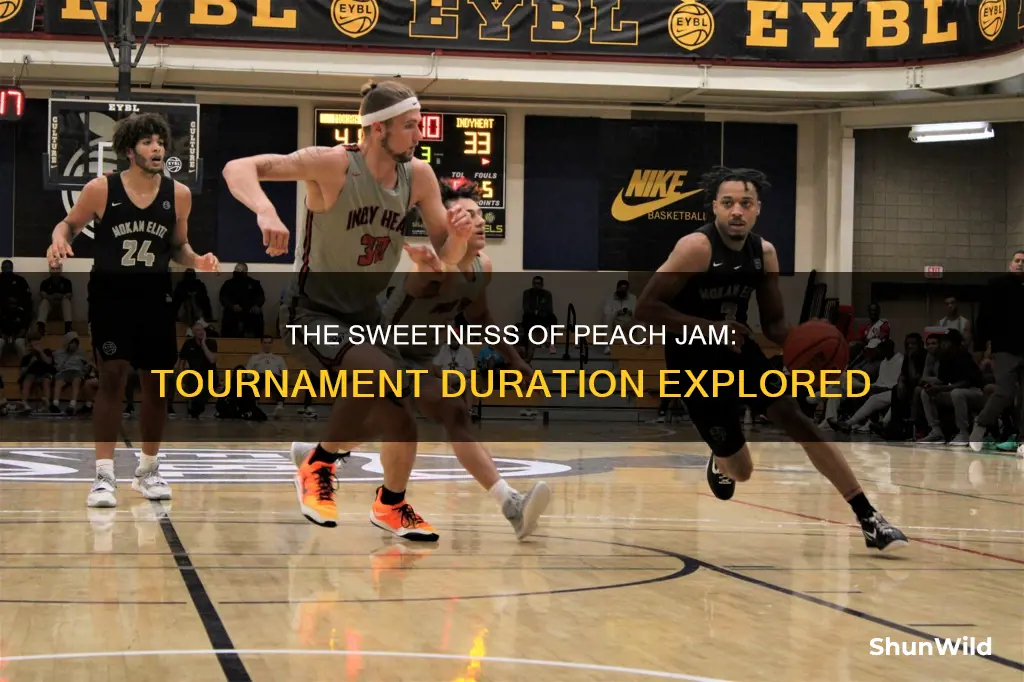 how long is peach jam basketball tournament