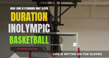 The Standard Olympic Basketball Shot Clock Duration