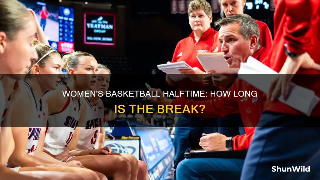 how long is womens basketball halftime