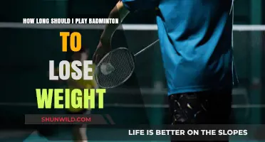 Badminton Workouts: How Long to Shed Pounds?