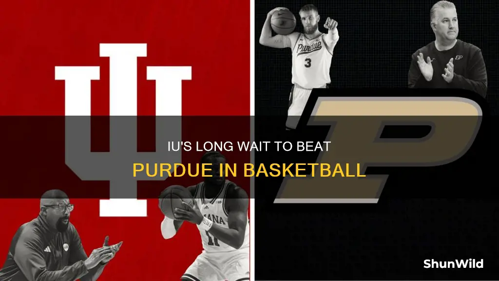 how long since iu beat purdue in basketball