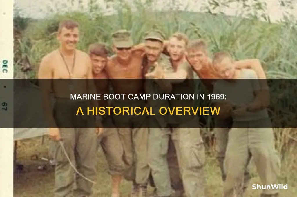 how long was marine boot camp in 1969