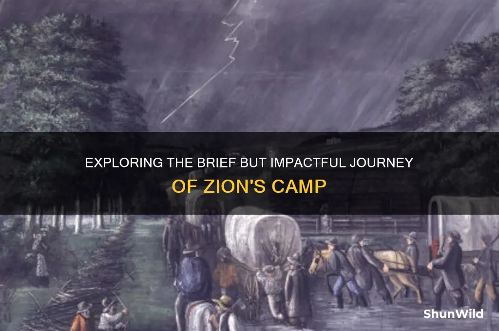 how long was zions camp