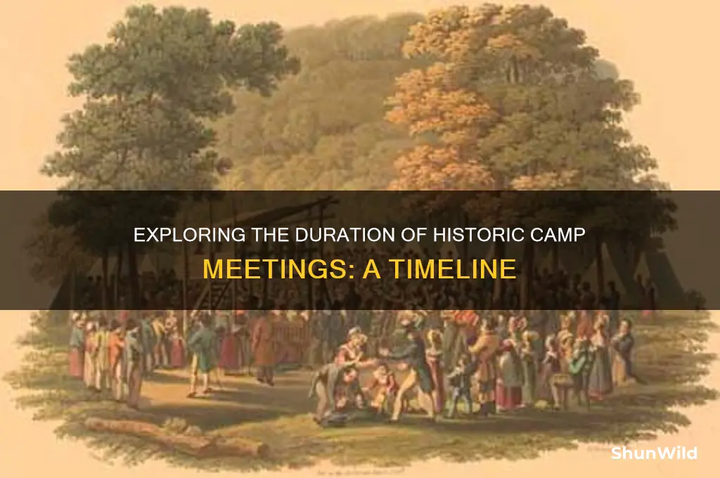 how long were camp meetings
