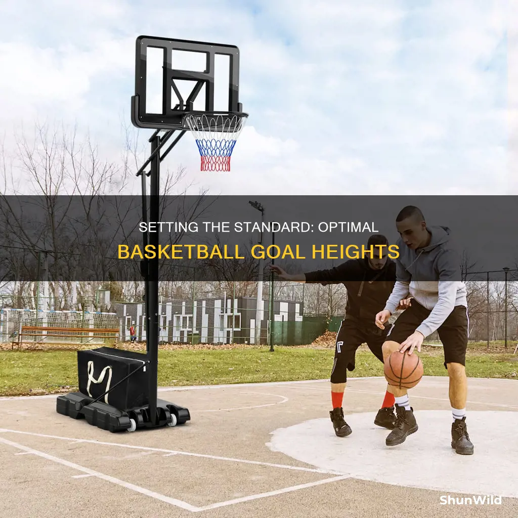how low does a basketball goal