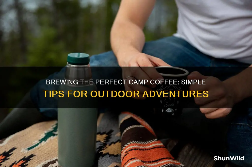 how make coffee camping