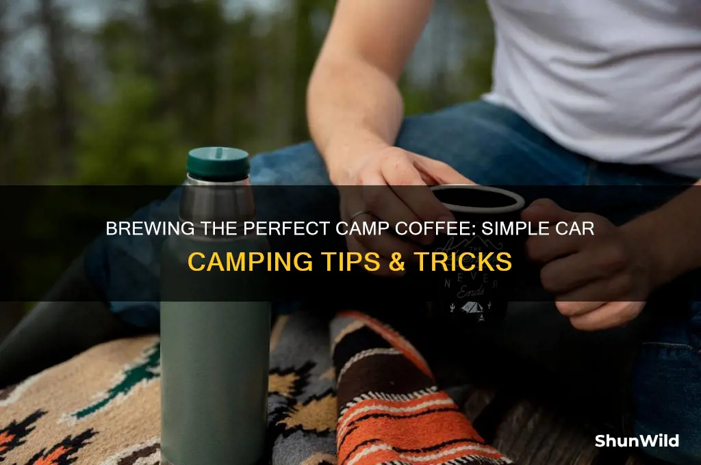 how make coffee car camping