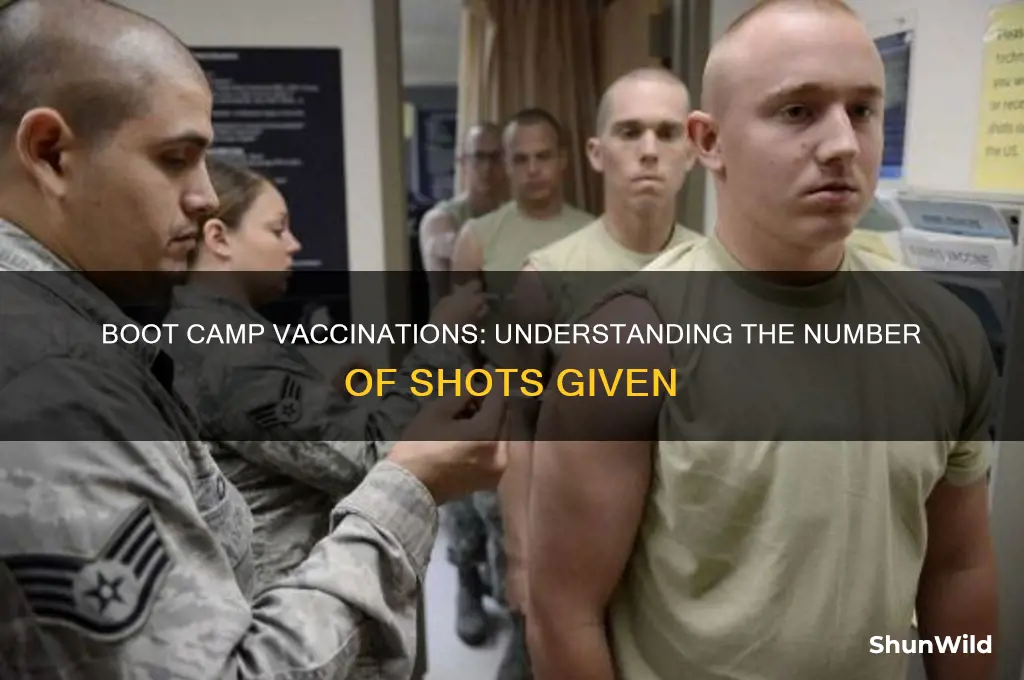 how mamy shots do they give you at boot camp