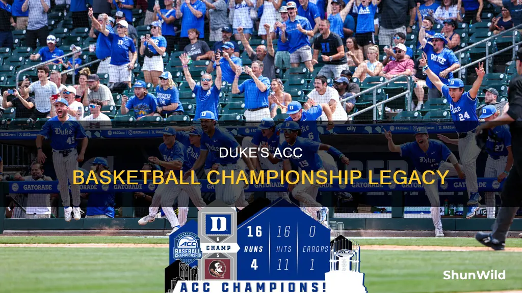 how many acc basketball championships does duke have