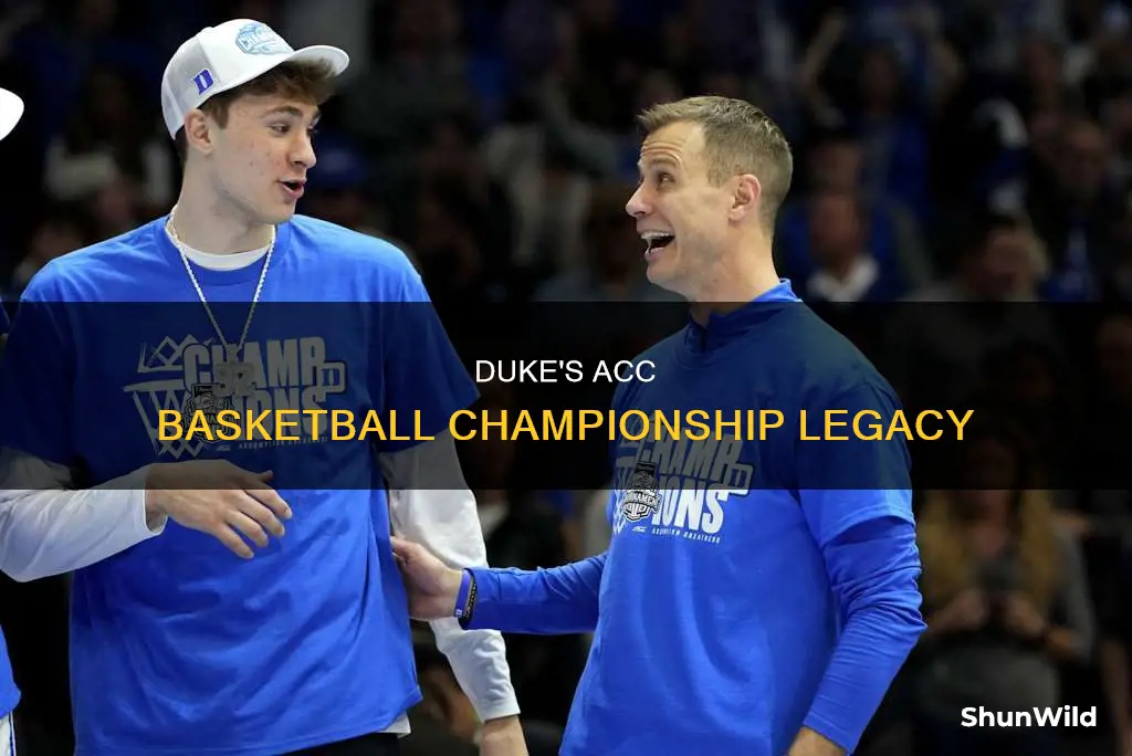 how many acc basketball championships has duke won