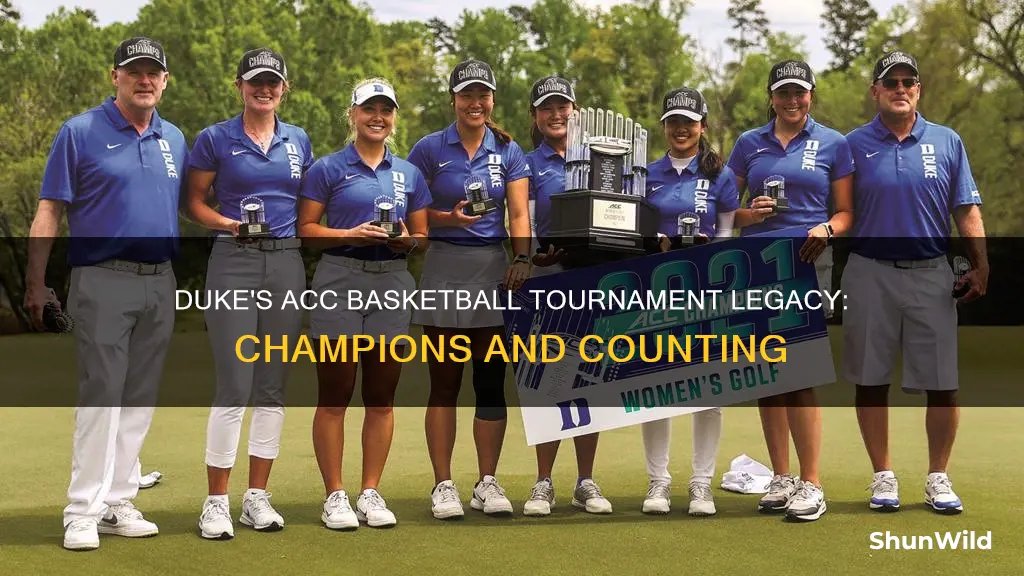 how many acc basketball tournaments has duke won