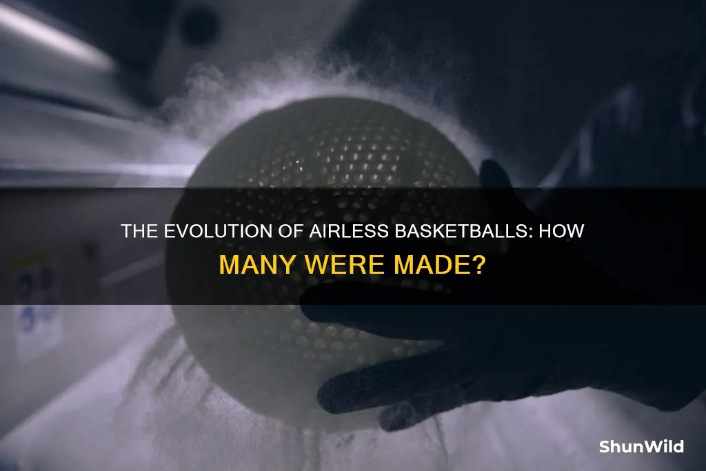 how many airless basketballs were made