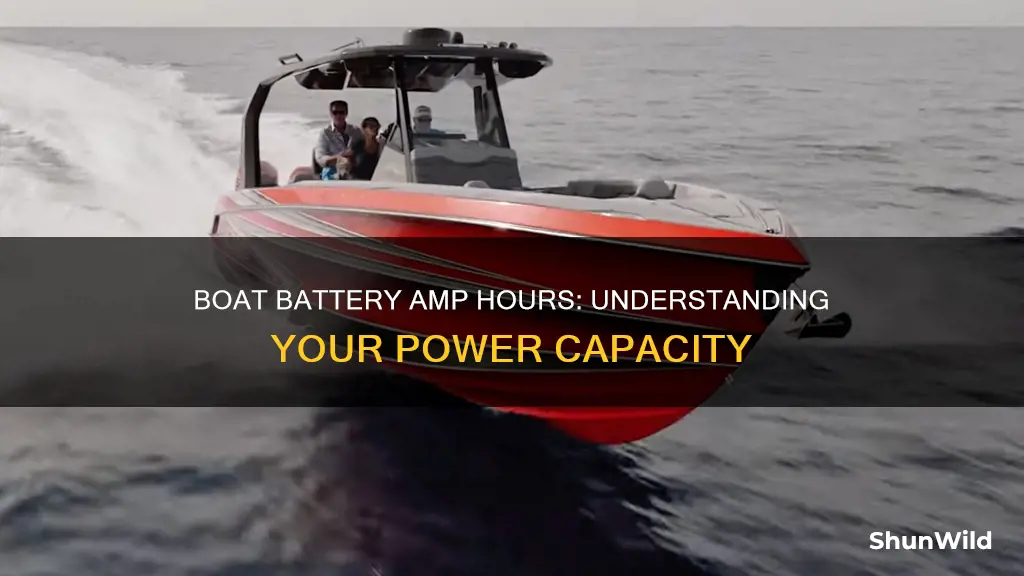 how many amp hours in a boat battery