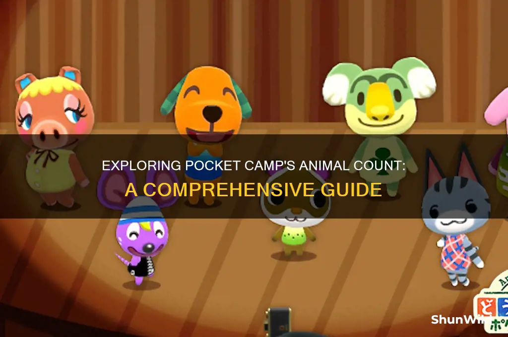 how many animals pocket camp