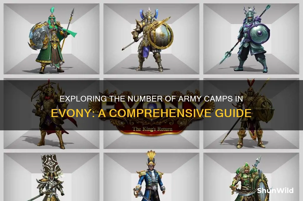 how many army camps evony