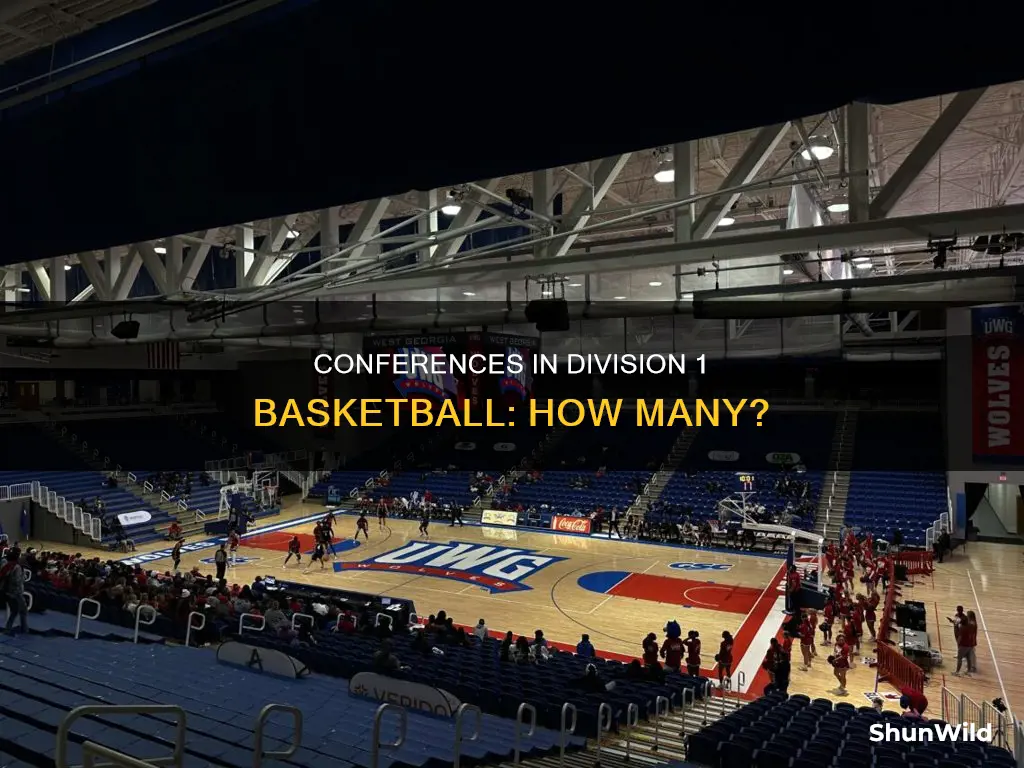 how many athletic conferences in division 1 basketball