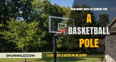 Cement Bags Required for a Sturdy Basketball Pole Installation