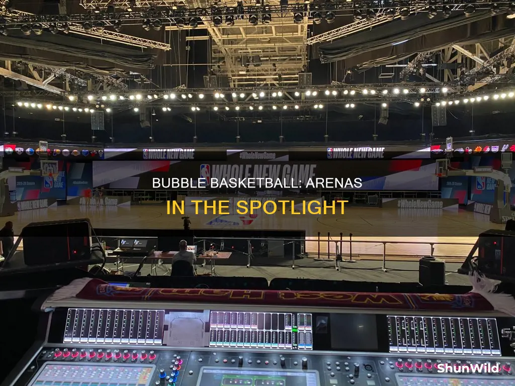 how many basketball arenas are in the bubble