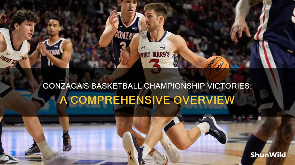 how many basketball championships has gonzaga won
