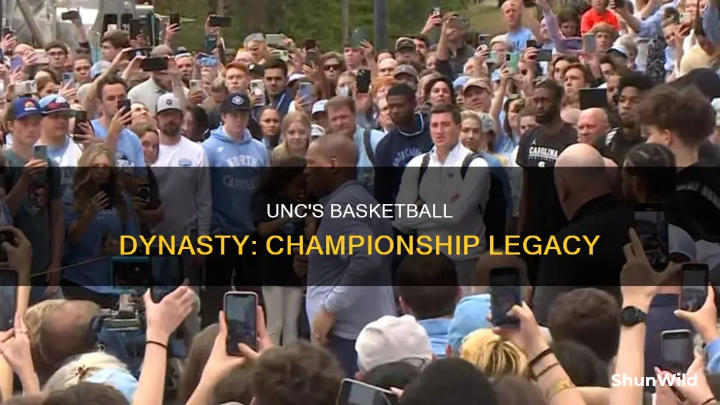 how many basketball championships has north carolina won