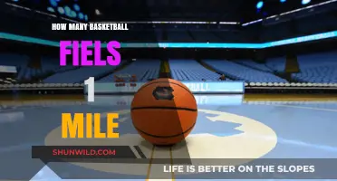 Basketball Fields in a Mile: How Many?