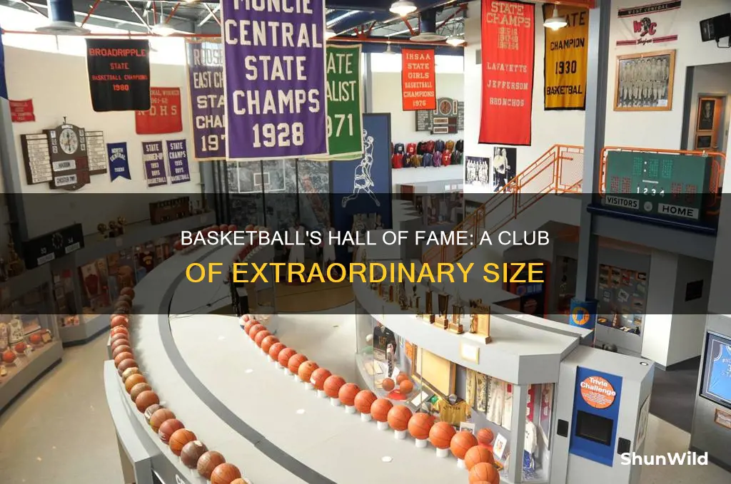 how many basketball hall of famers are there