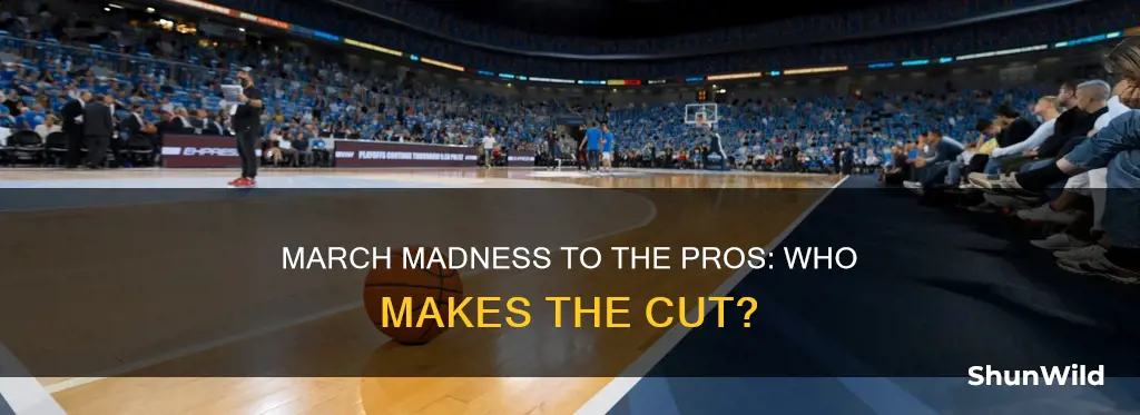 how many basketball platers from march madness go pro