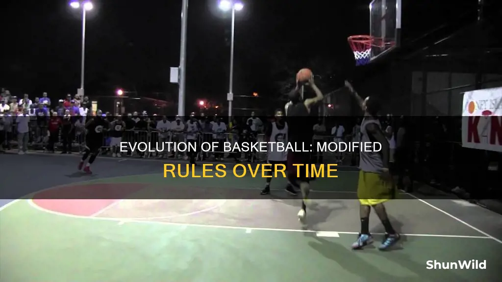 how many basketball rules were modified