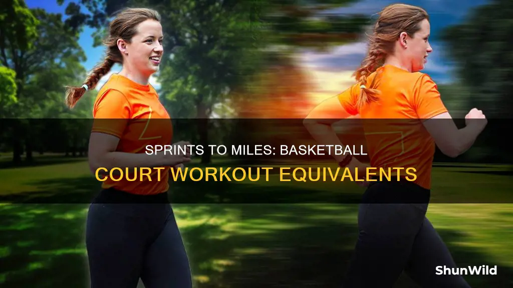 how many basketball sprints equal a mile
