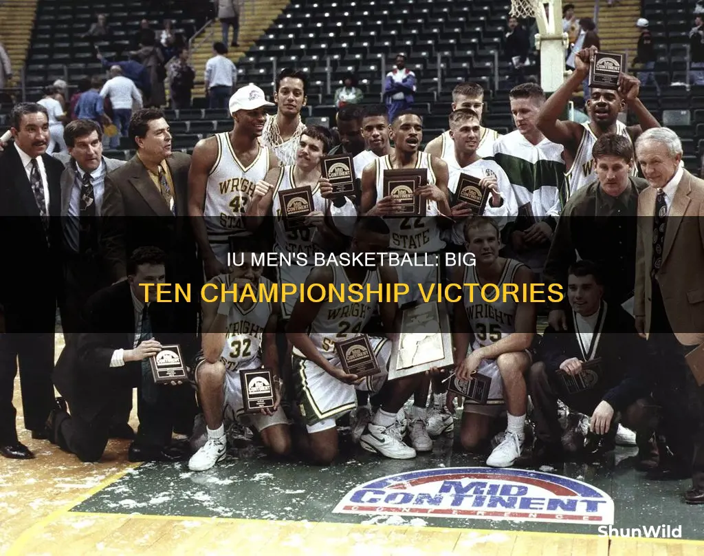 how many big 10 championships does iu mens basketball have