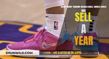 Nike's Annual Sales of Branded Basketball Shoes: A Huge Number