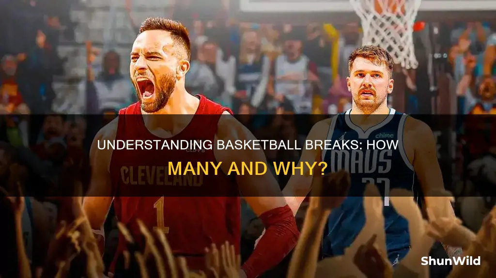 how many break in basketball