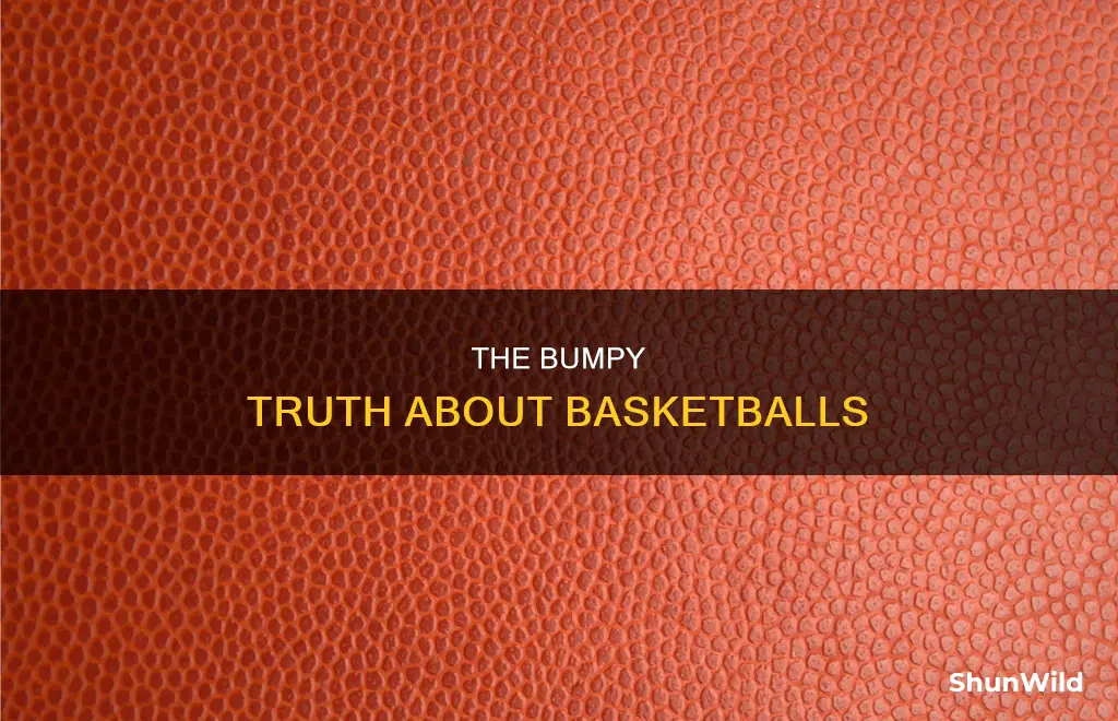 how many bumps are on a basketball