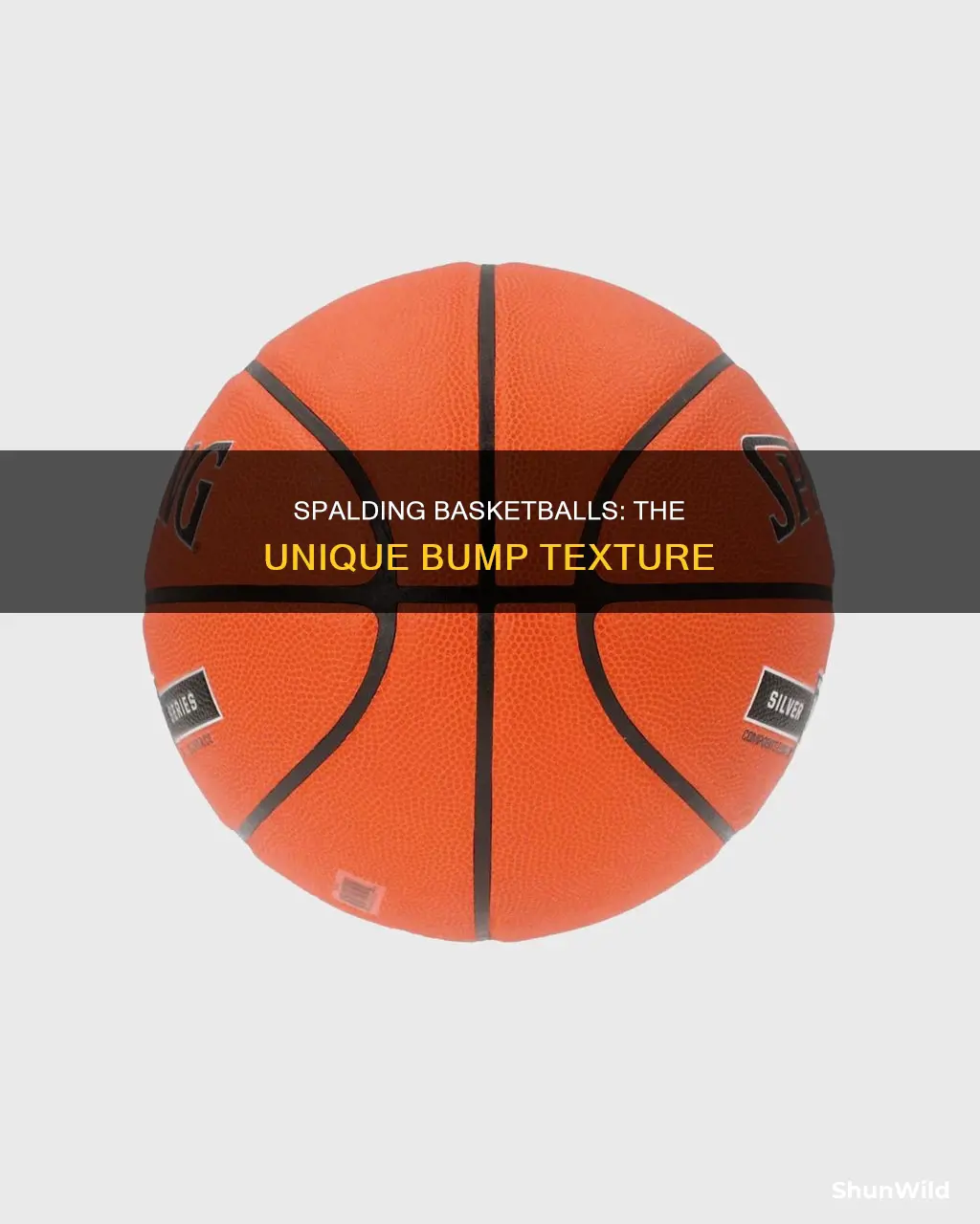 how many bumps on a spalding basketball
