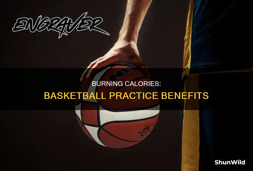 how many calories burned in basketball practice