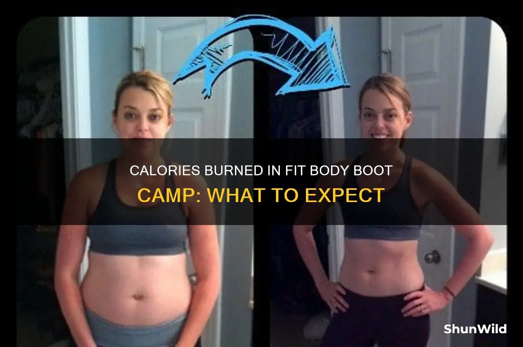 how many calories burned in fit body boot camp