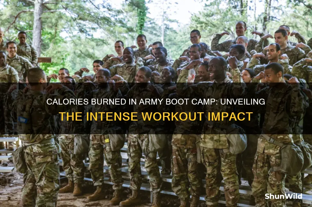 how many calories do you burn in army boot camp