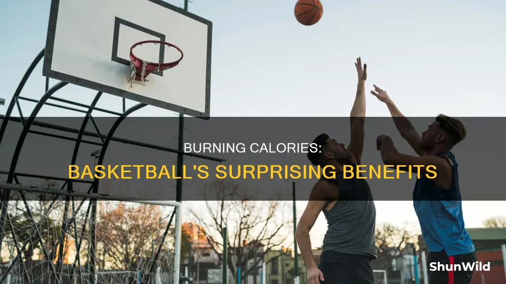 how many calories does an hour of basketball burn